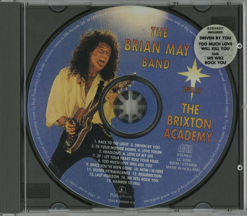 Brian May signed “Live at Brixton Academy” CD