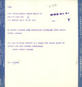 Telegram sent to Robert stigwood regarding the death of Brian Epstein 1967
