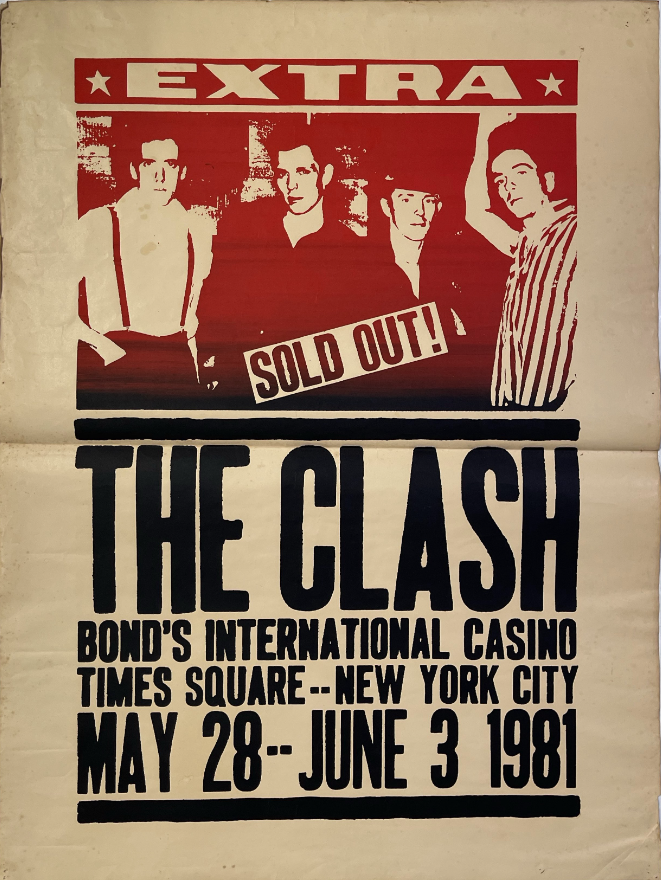 The Clash bond Casino promotional poster