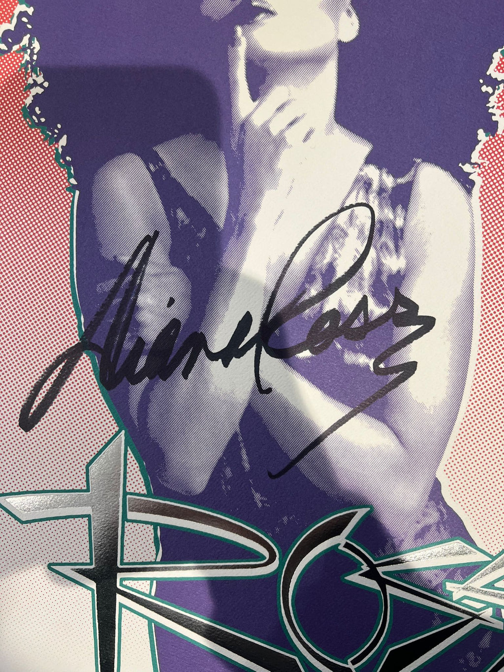 Diana Ross signed limited edition poster