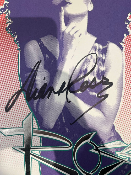 Diana Ross signed limited edition poster