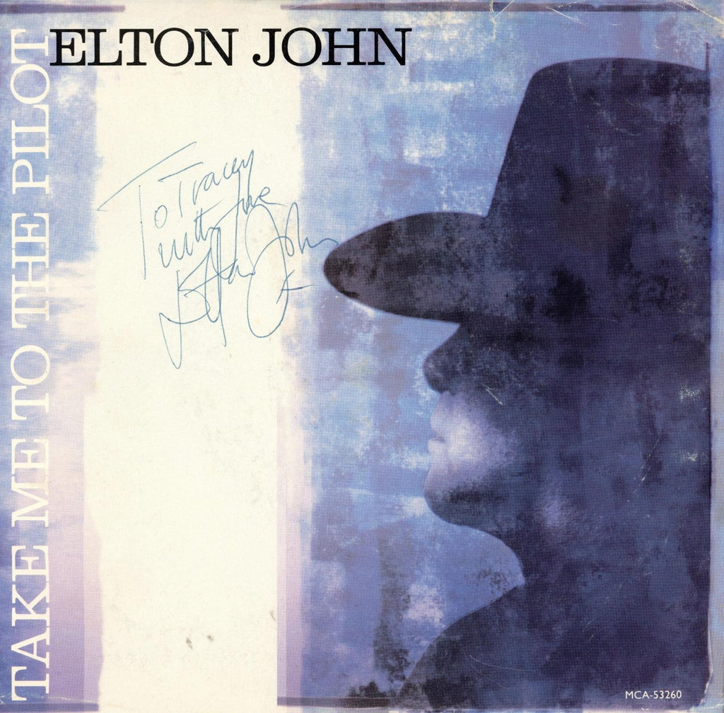 Elton John Signed “Take Me to the Pilot” 7” Vinyl EP