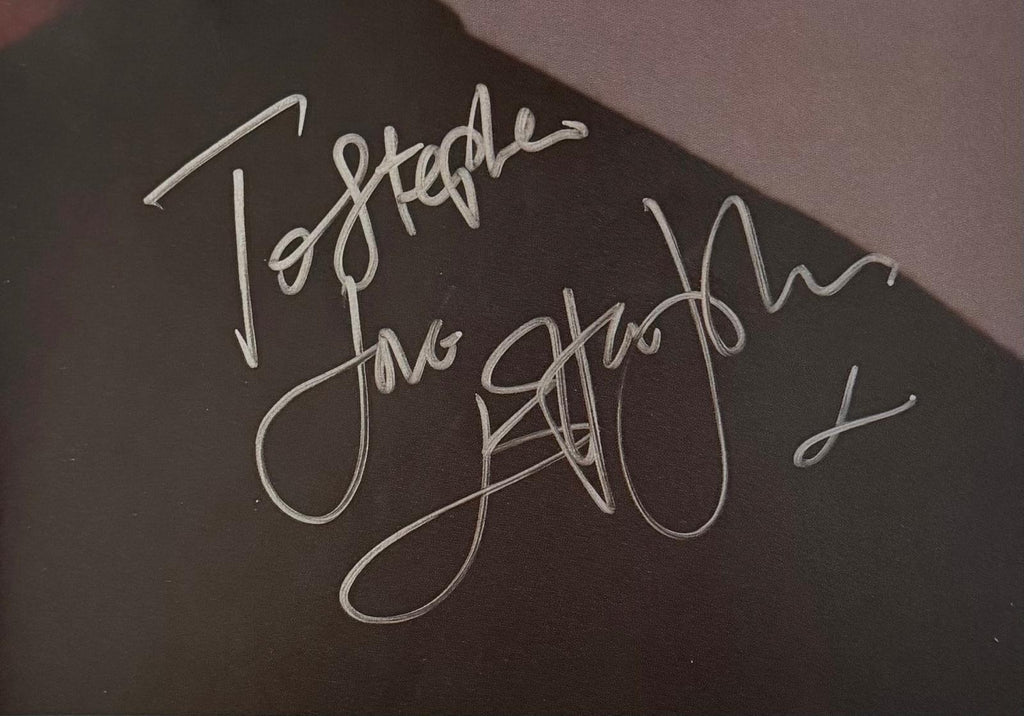 Signed Elton John promo poster 1995