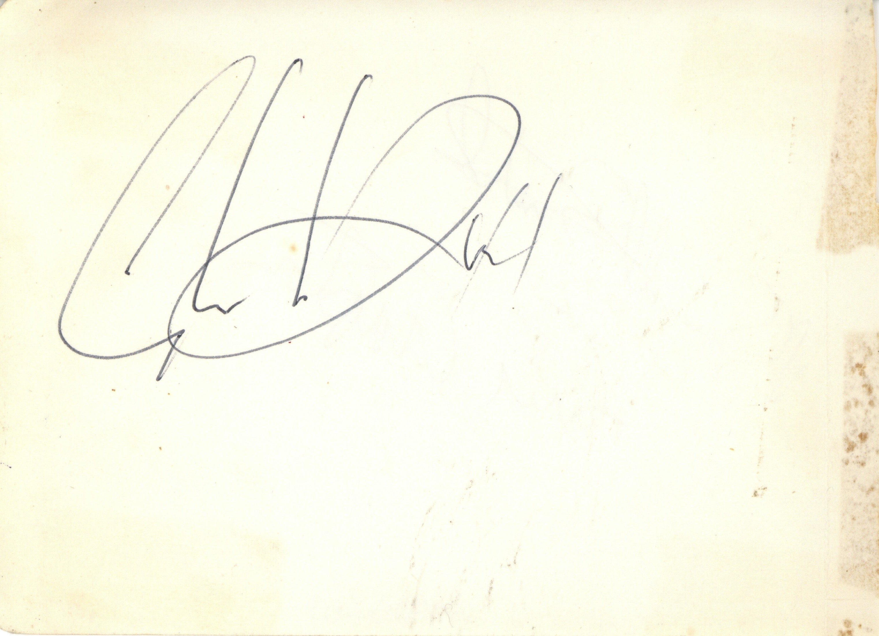 Eric Clapton and Paul Samwell-Smith Autographs 1964/65