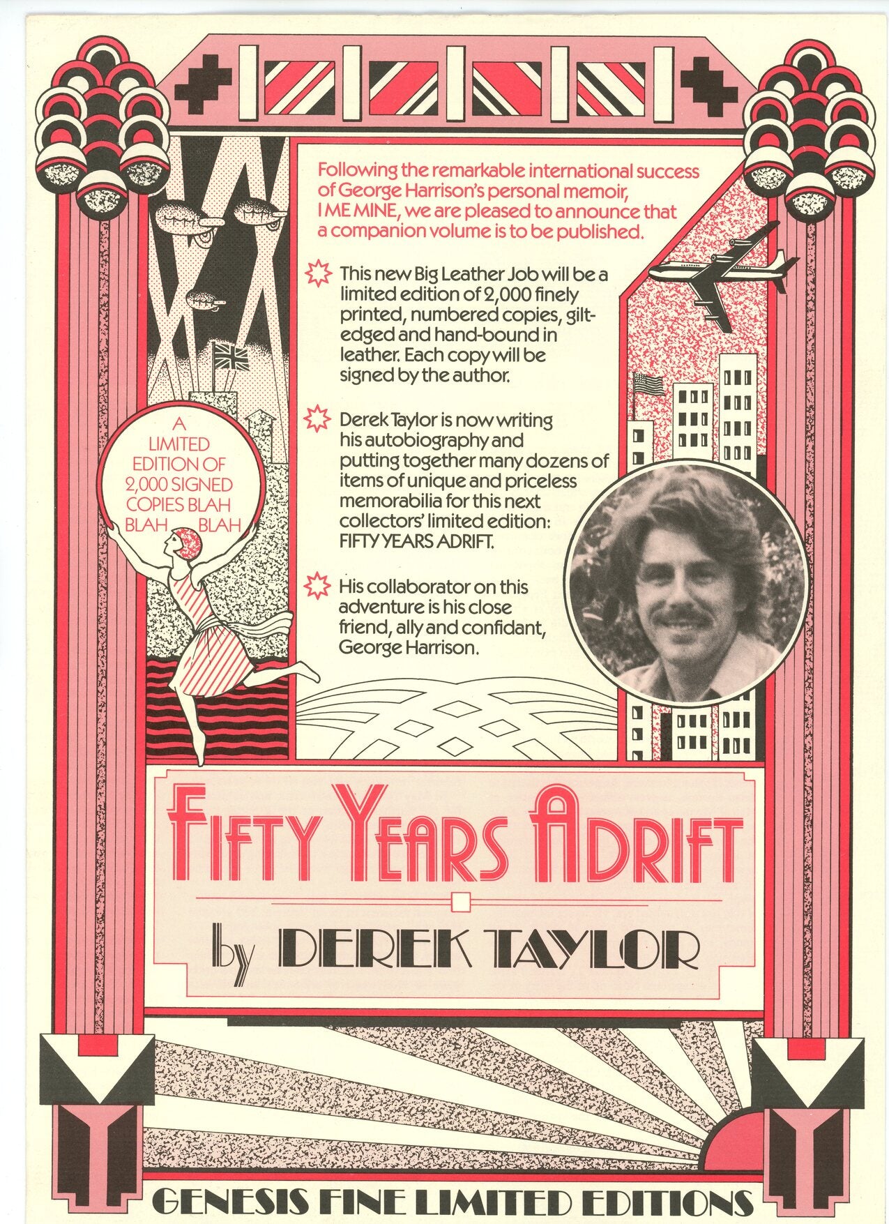 Genesis Publications 50 years adrift Order promo kit