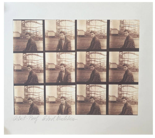 Astrid Kirchherr signed limited edition George Harrison print