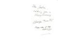 George Martin signed Birthday Card 1995