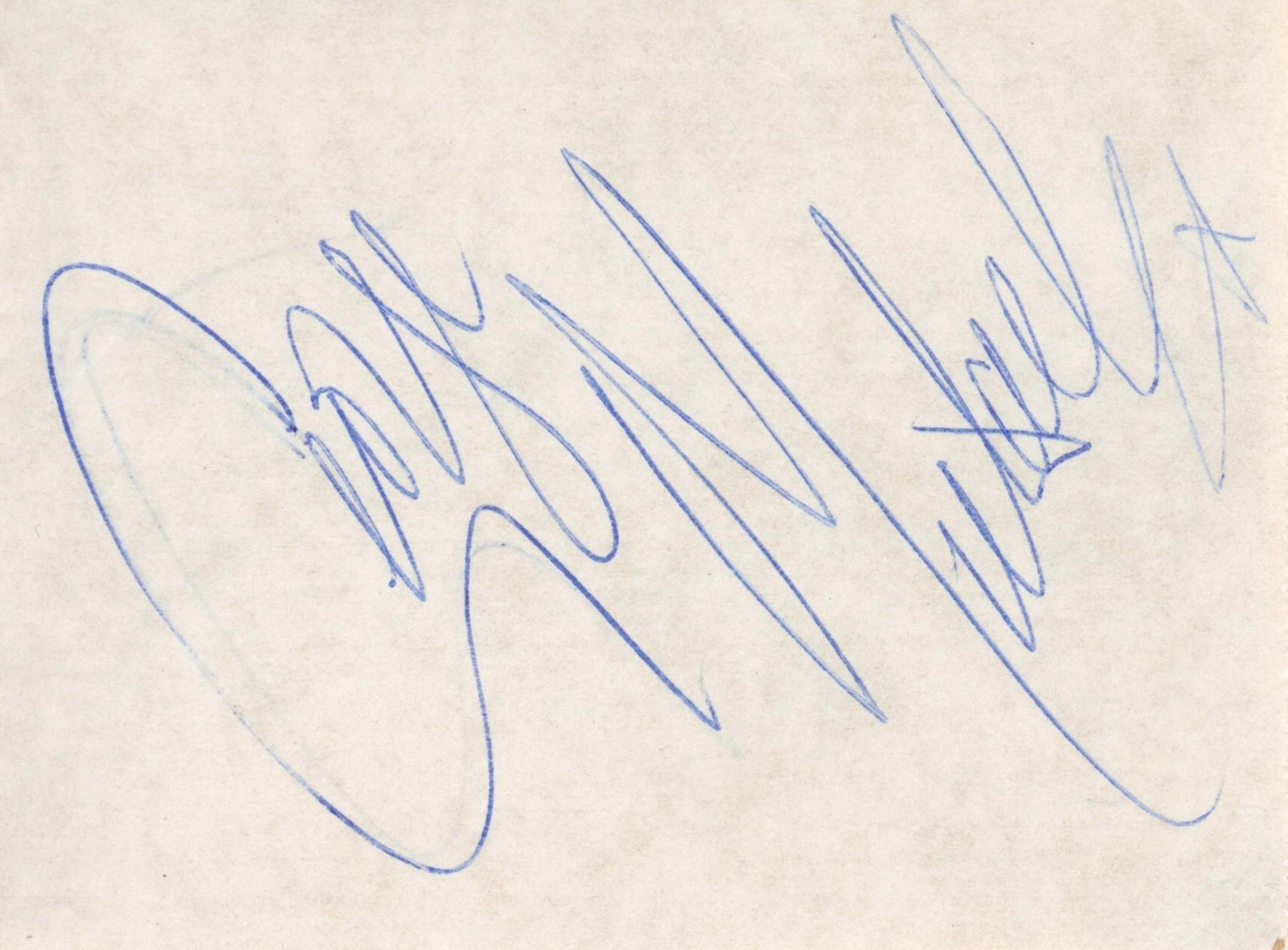 George Michael autograph 1980s