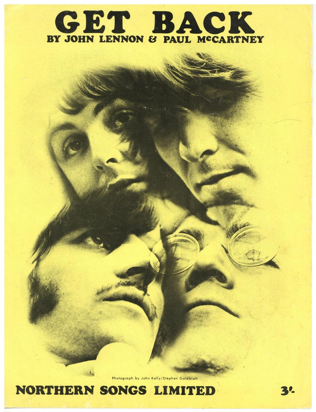 The Beatles “Get Back” sheet music