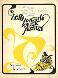 Hollywood music Festival Brochure 1970