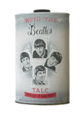 With The Beatles Talcum Powder tin