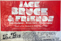 Jack Bruce and friends Dundee Concert Poster 1st of September 1984