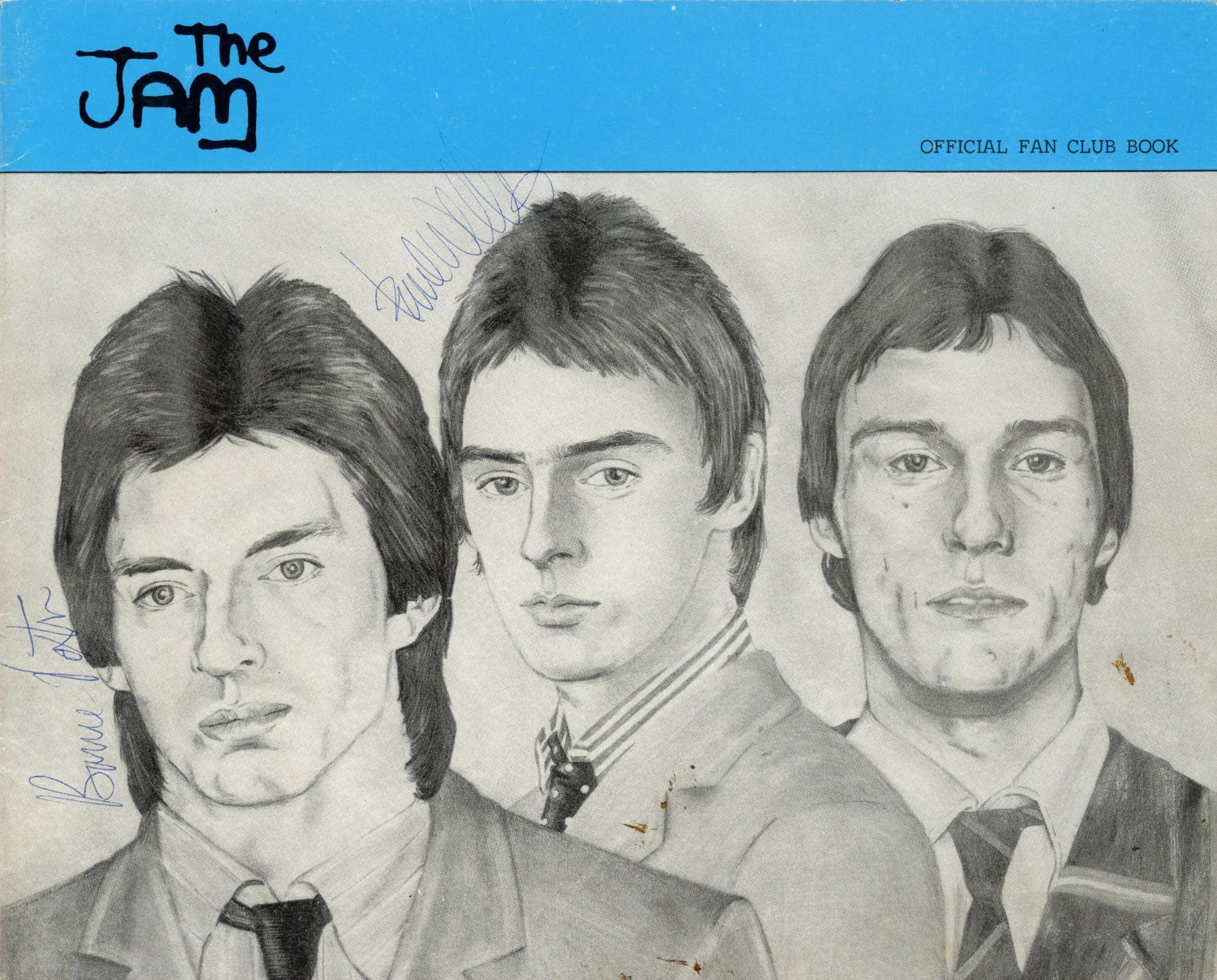 Signed The Jam Official Fan Club Book