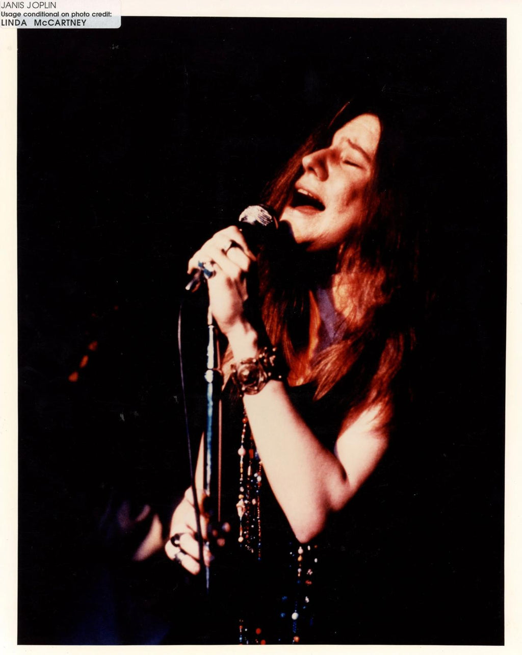 Linda McCartney – Janis Joplin photograph 1968