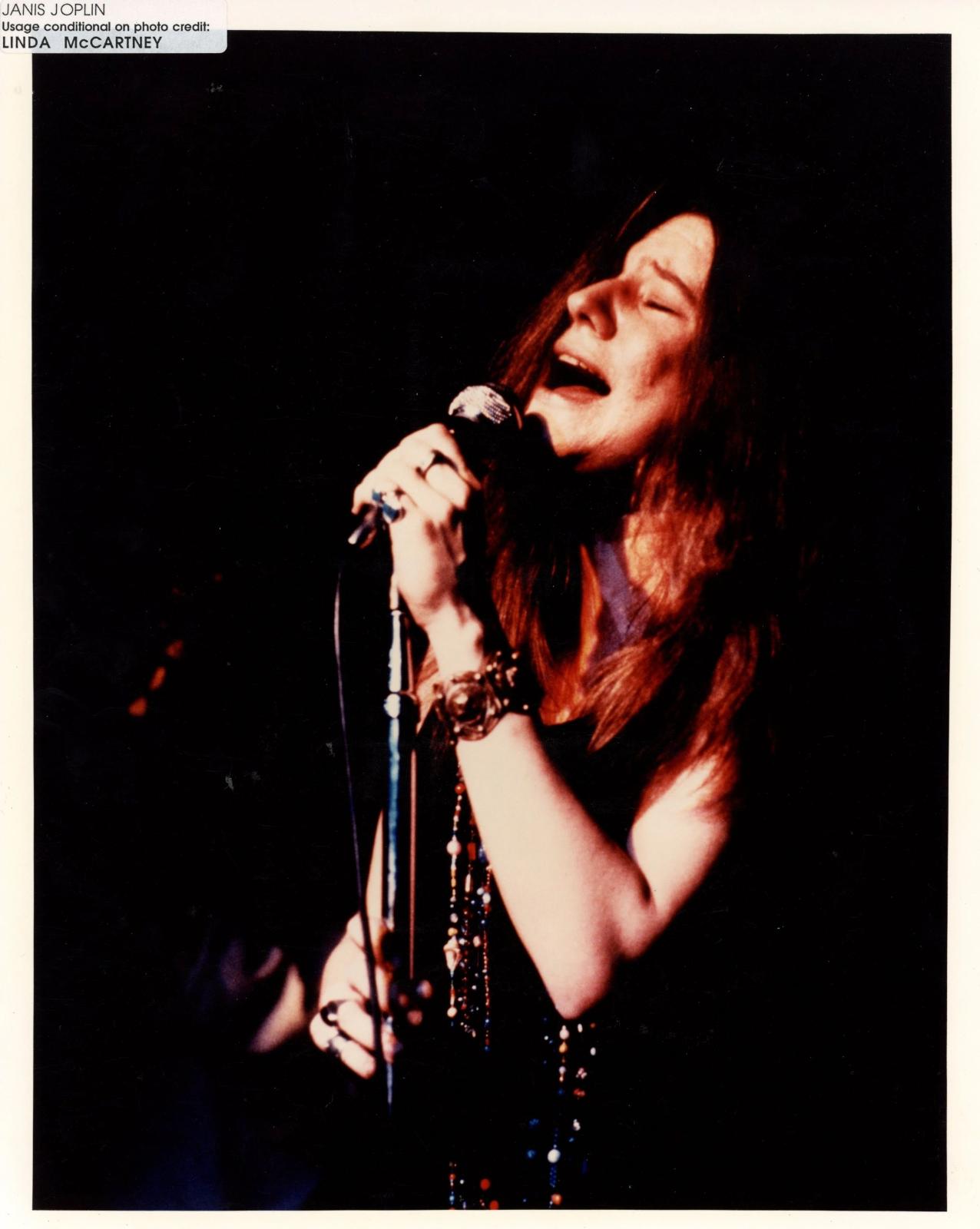 Linda McCartney – Janis Joplin photograph 1968