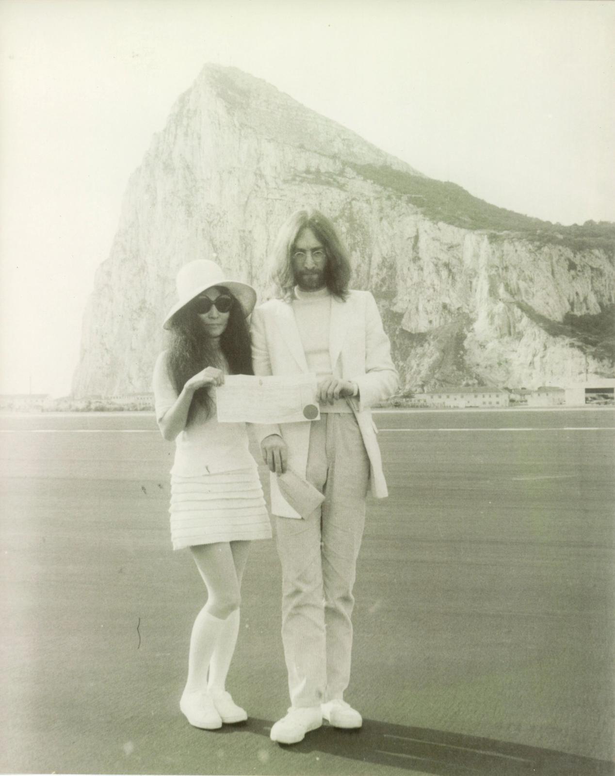 John And Yoko Wedding Day Photograph
