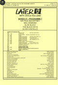 BBC script For later with Jools Holland series 37 programme 7 with Sir Paul McCartney