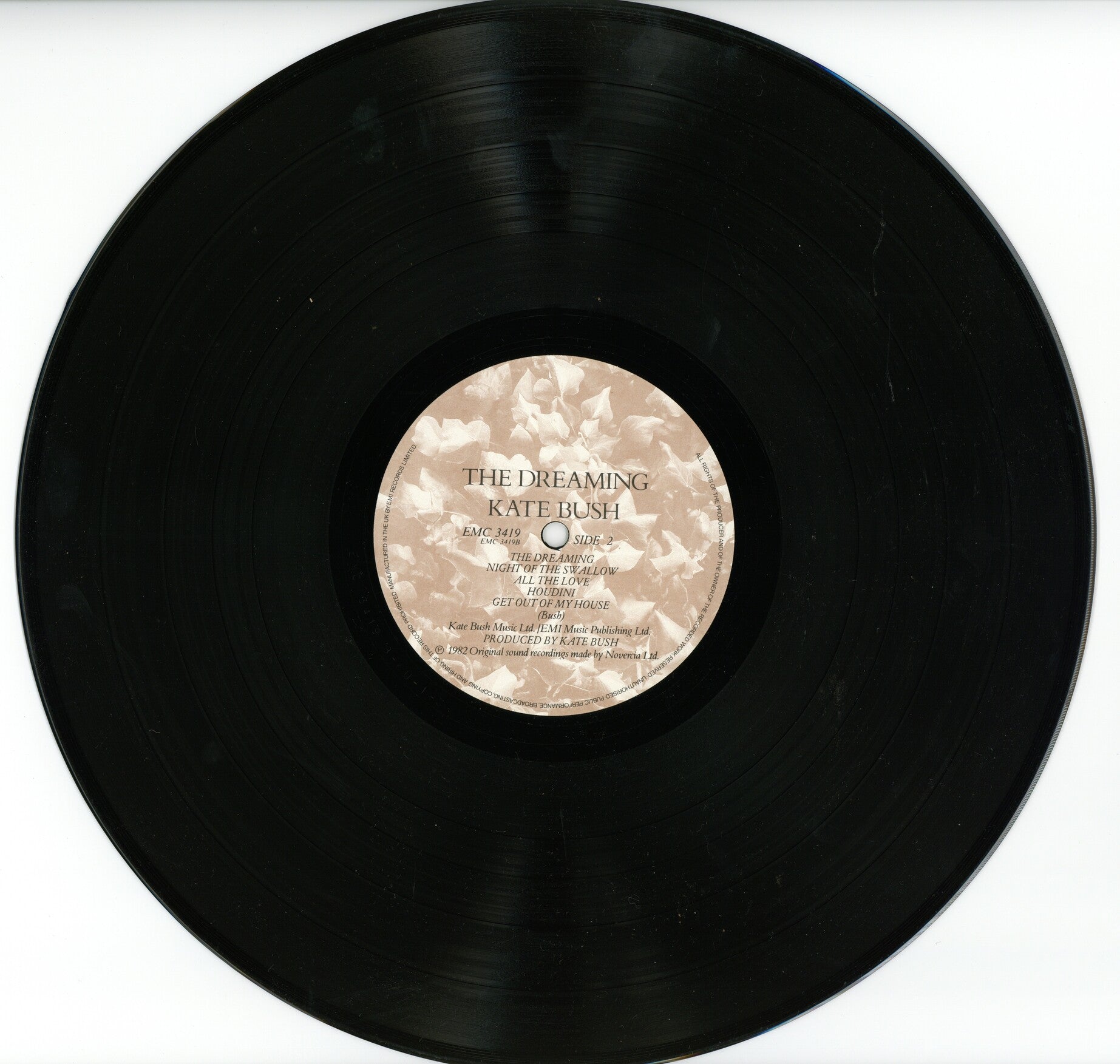 Kate Bush Signed “The Dreaming” LP