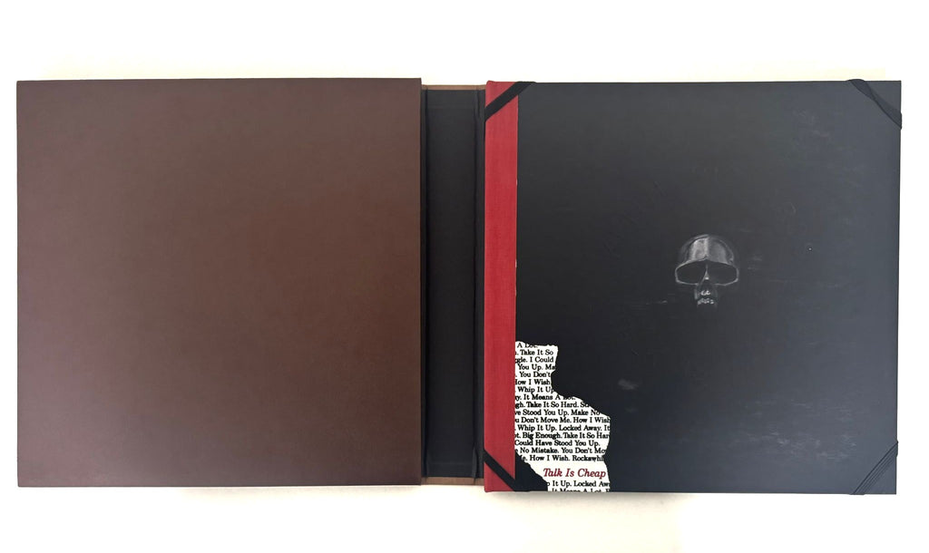 Keith Richards "Talk Is Cheap" Super Deluxe Edition wooden box set.