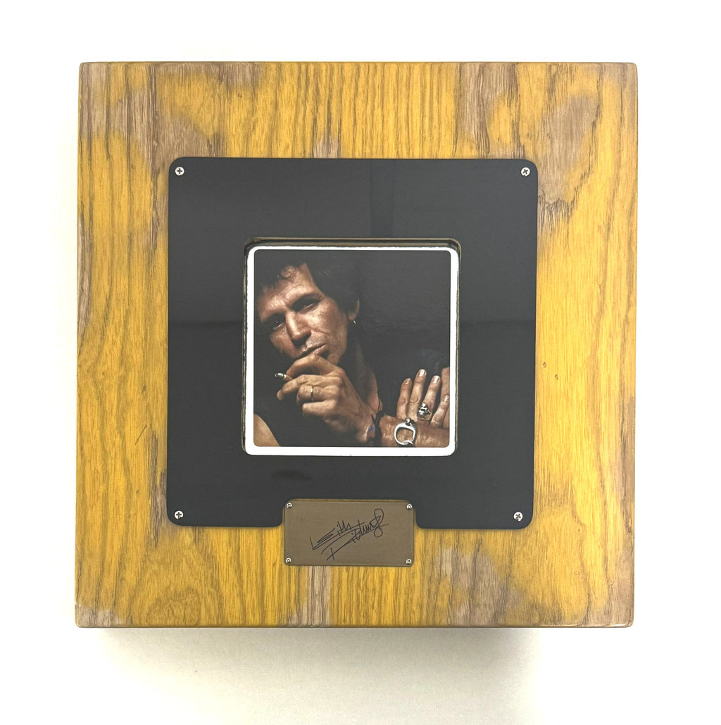 Keith Richards "Talk Is Cheap" Super Deluxe Edition wooden box set.