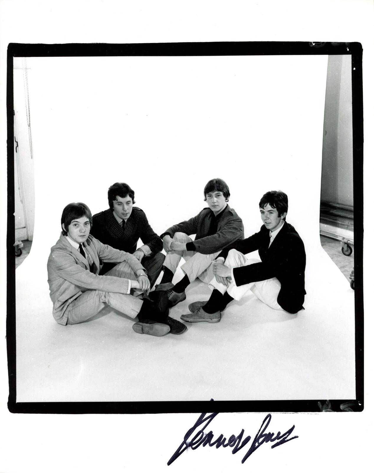 Kenny Jones signed photo of The Small Faces