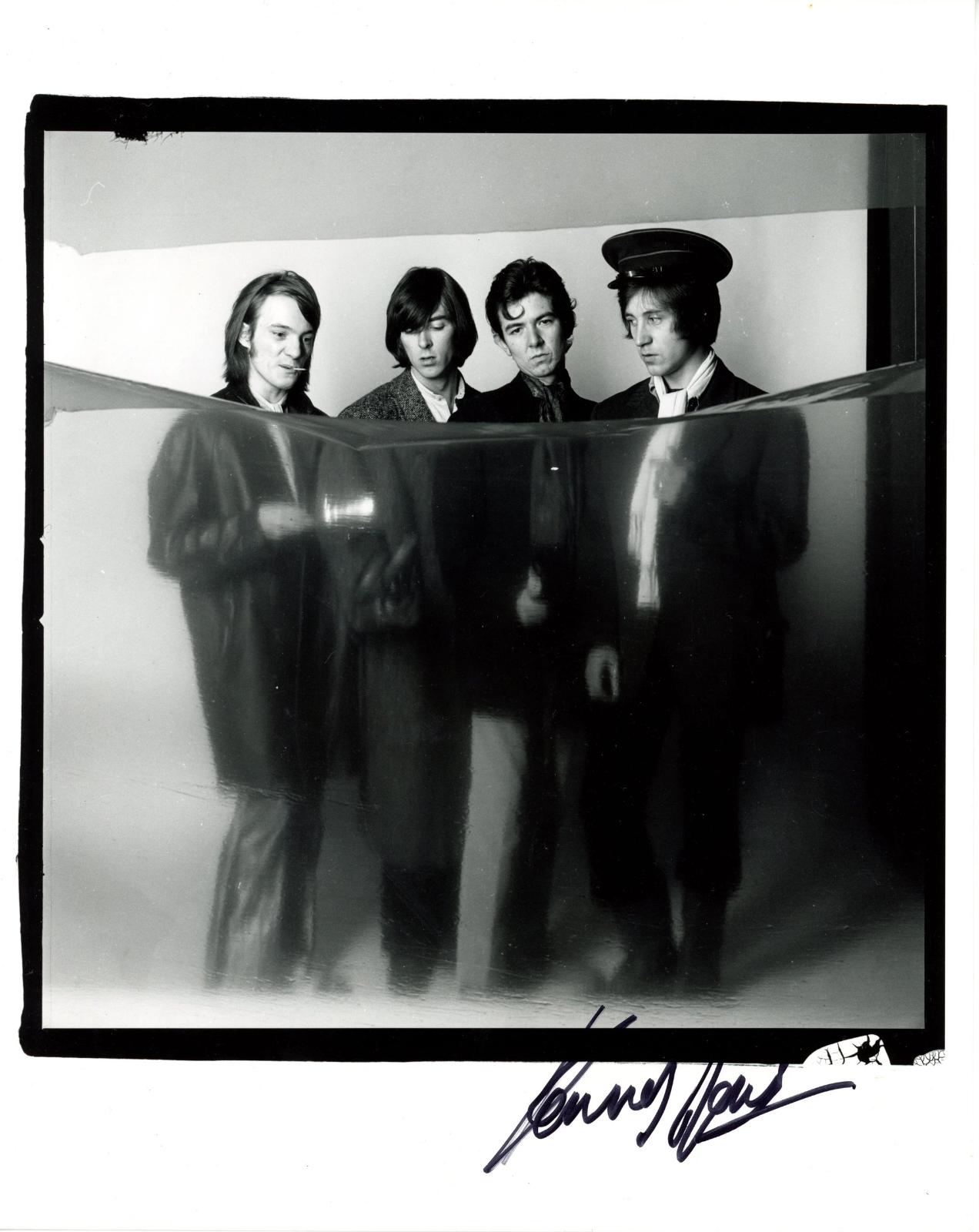 Kenny Jones signed photo of The Small Faces 1968
