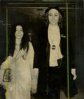 A press photograph of John Lennon and Yoko Ono at the 17th Annual Grammy Awards 1975