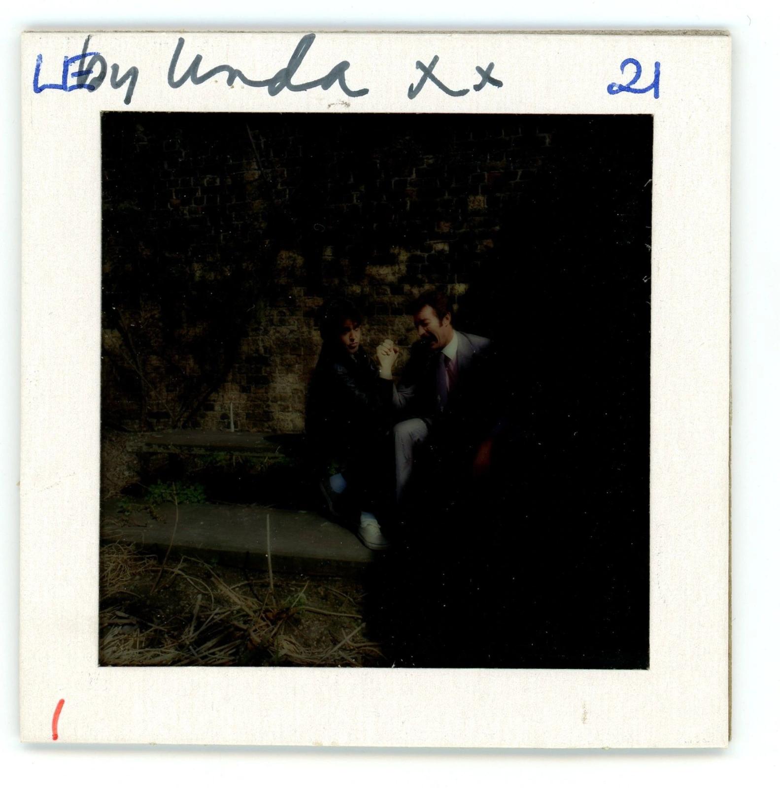 Linda McCartney signed transparency 1984