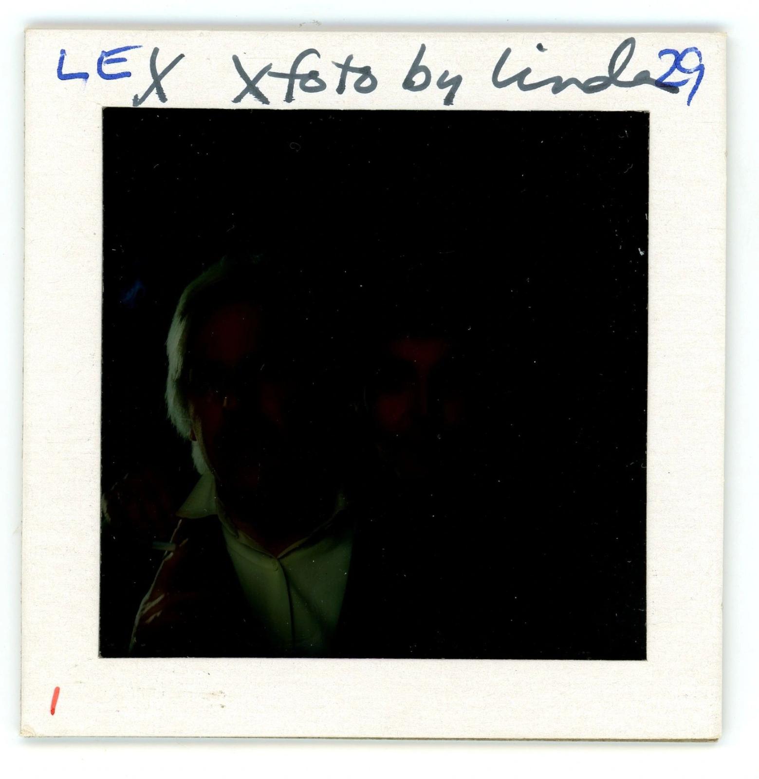 Linda McCartney signed transparency 1984