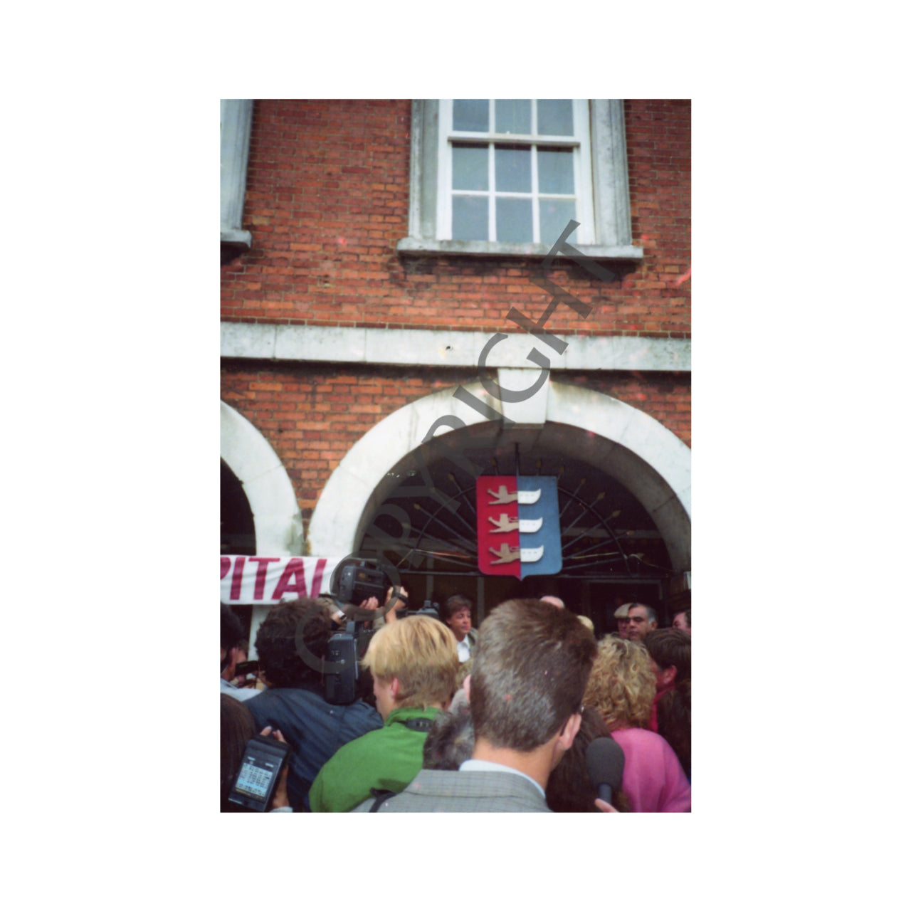 Paul McCartney 1990 Rye hospital March photographs with copyright