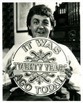 Paul McCartney Sgt pepper’s Lonely Hearts Club Band 20th anniversary press photograph