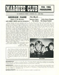 David Bowie / Stevie Wonder 1966 Marquee Club Handbill Flyer