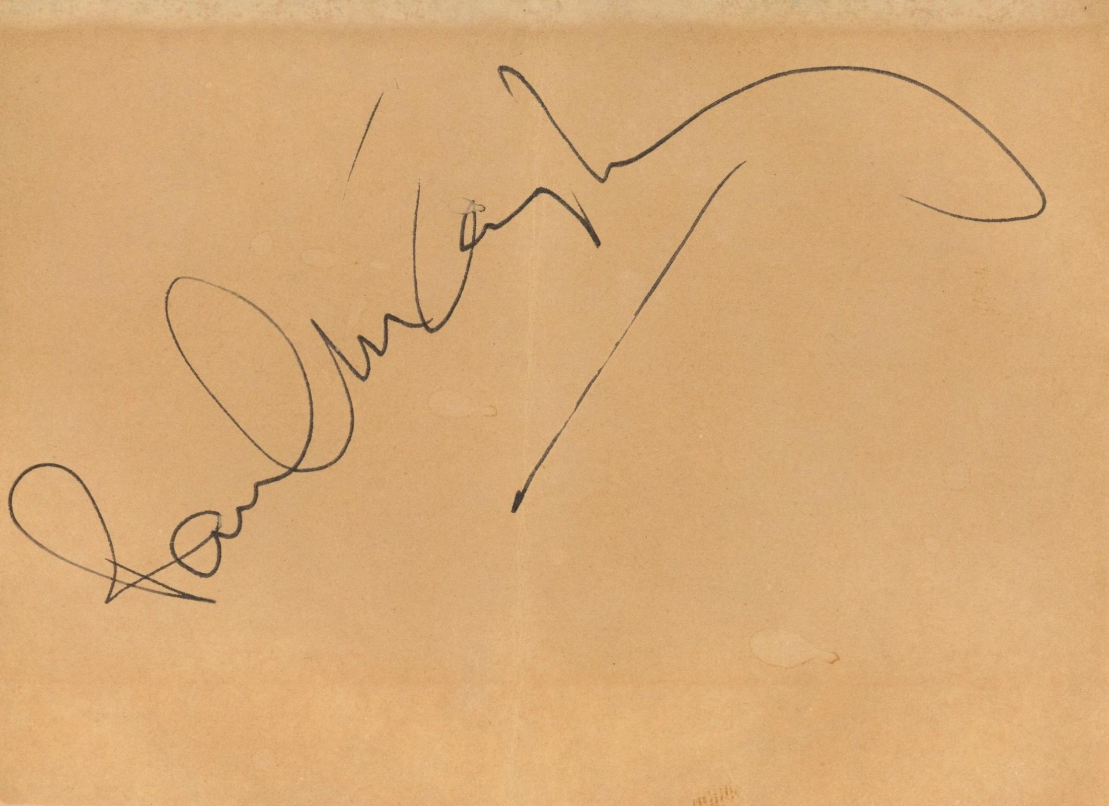 Paul McCartney Autograph 1996