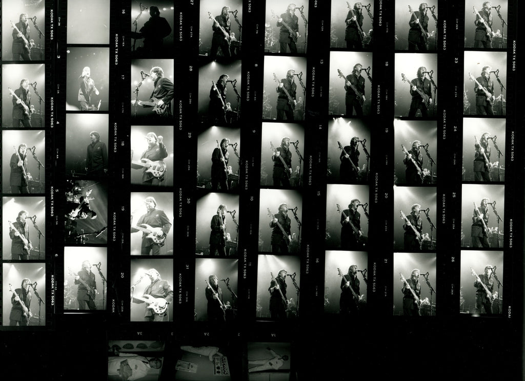 Paul McCartney World Tour Contact sheets