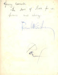 Paul McCartney and Ringo Starr signed promo photograph 1963