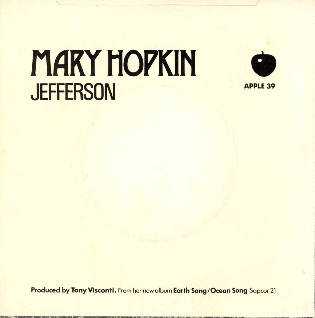 Mary Hopkins Water, Paper & Clay Demo Record