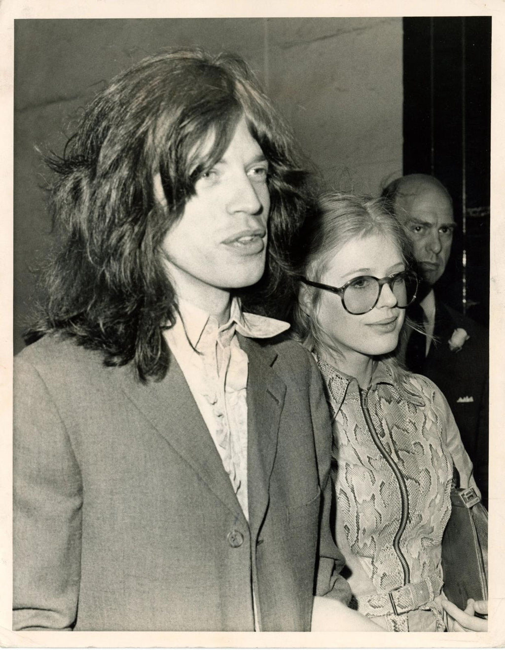 Mick Jagger and Marianne Faithfull photograph 1969