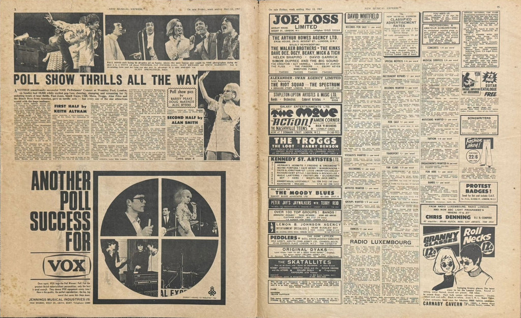 New Musical Express John’s Children issue No 1061
