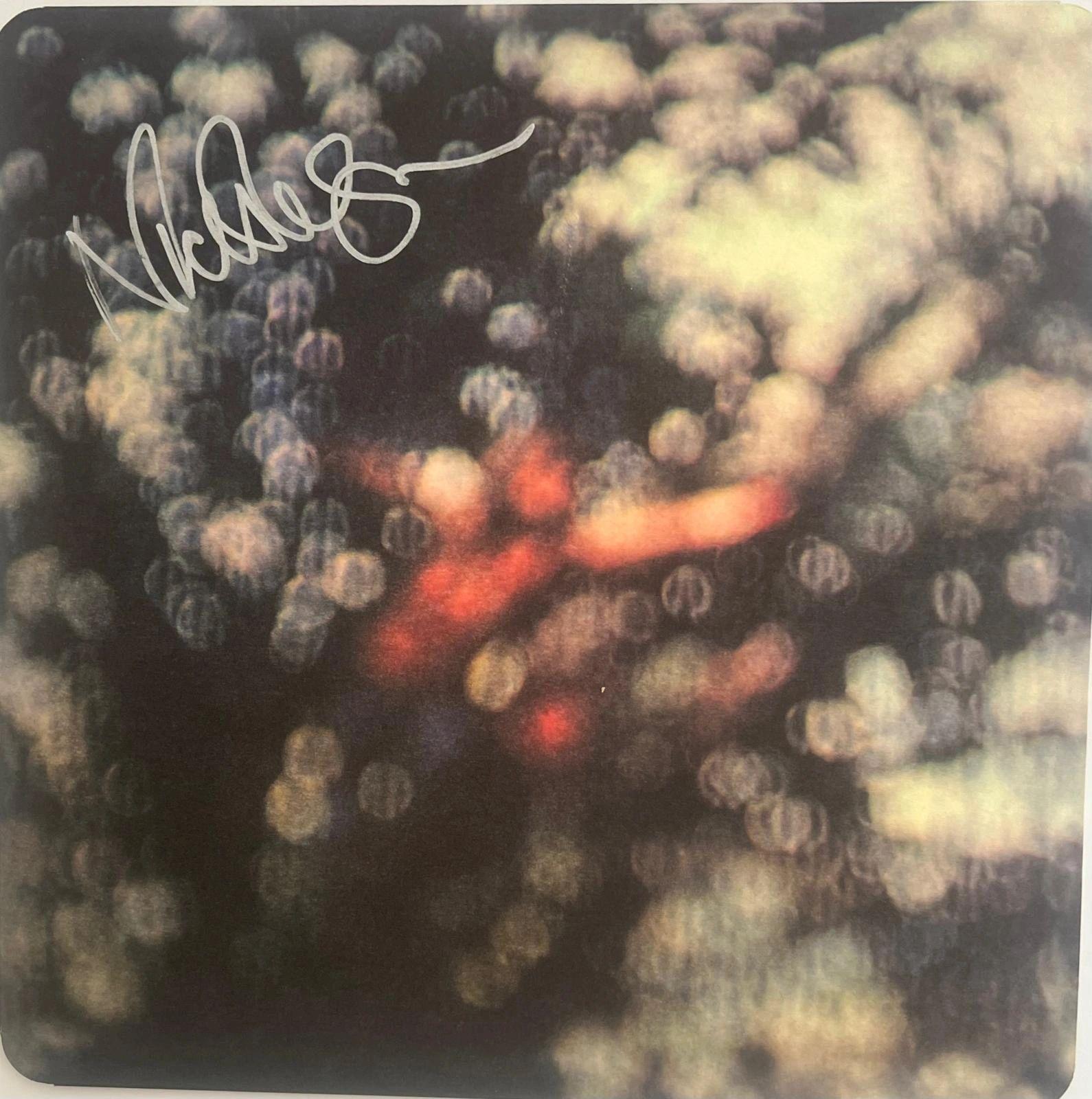 Obscured by Clouds signed by Nick Mason