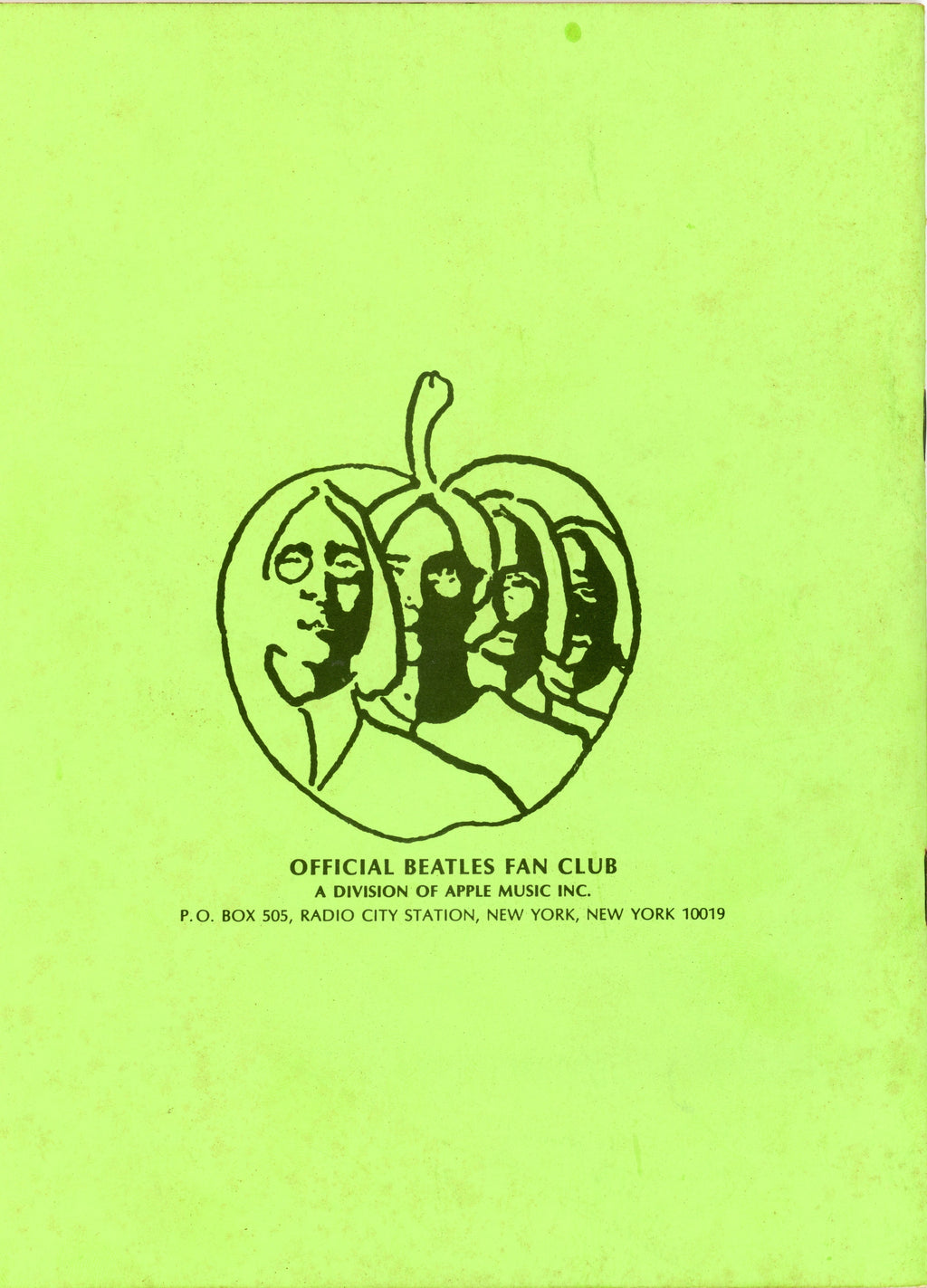 Beatles USA official fan club books, 1971