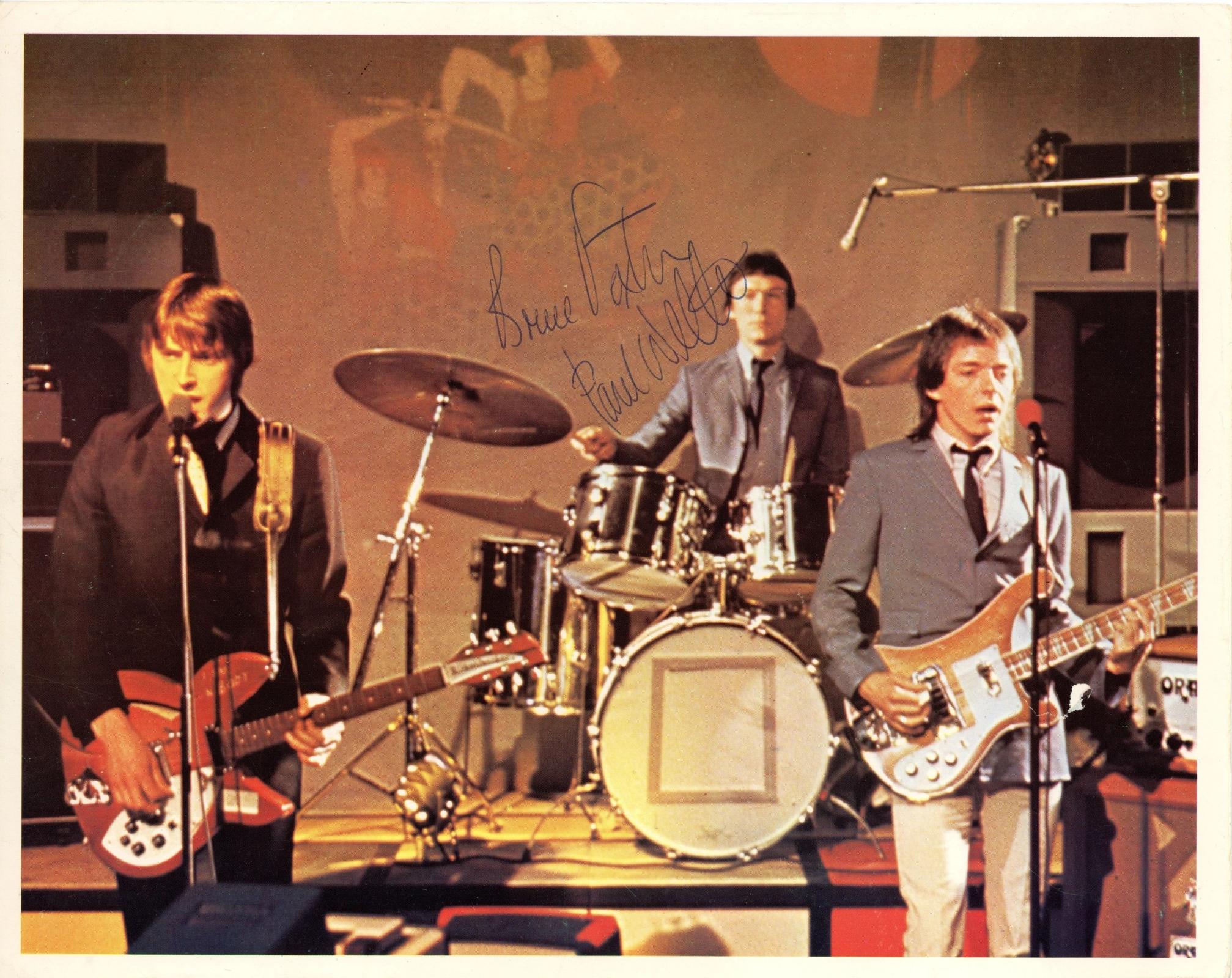 The Jam signed anabas colour card