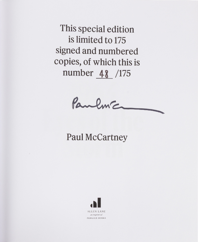 Paul McCartney 1964 Eyes of the Storm, First Limited Edition