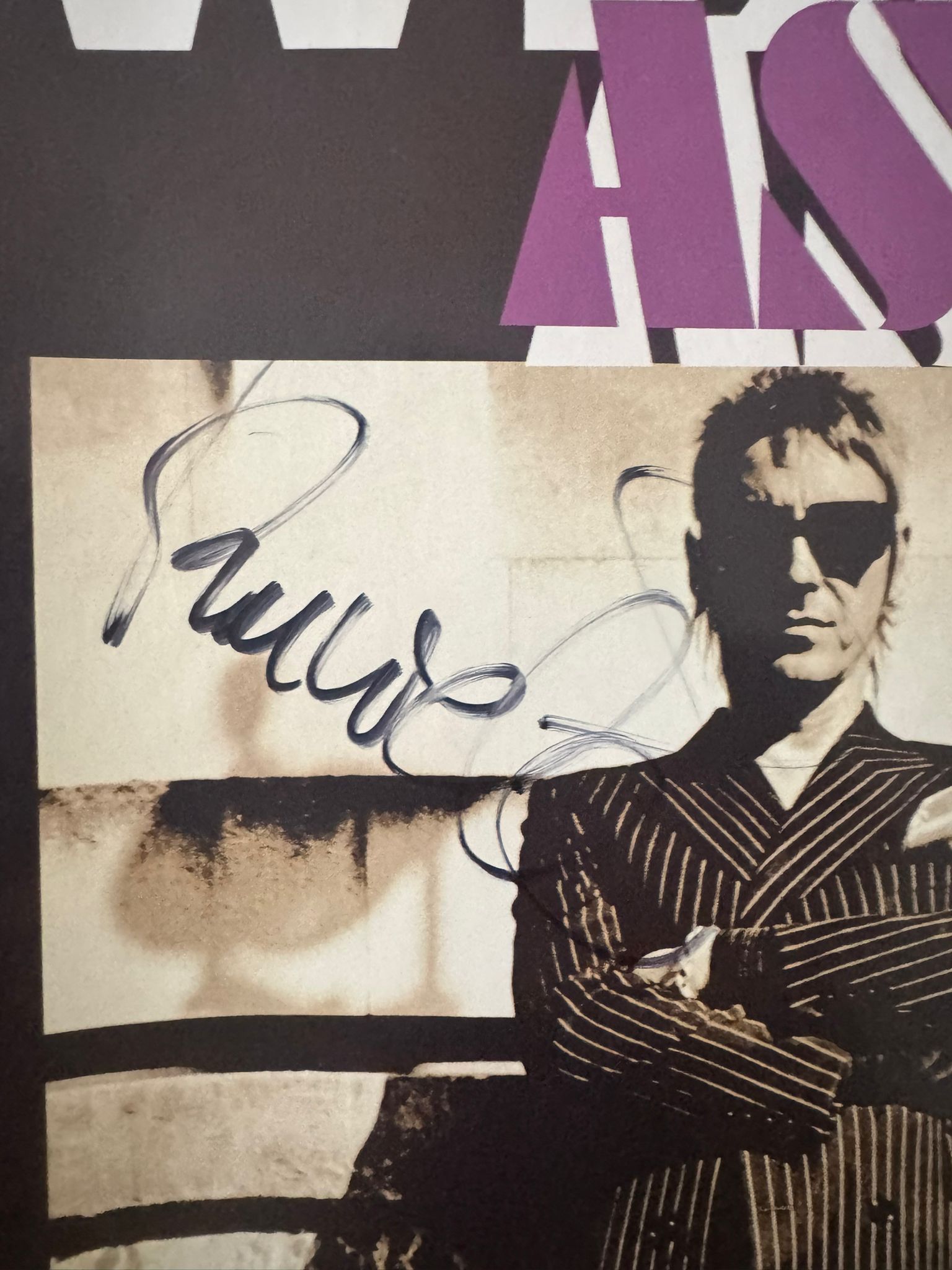 Paul Weller Signed “As Is Love” Poster
