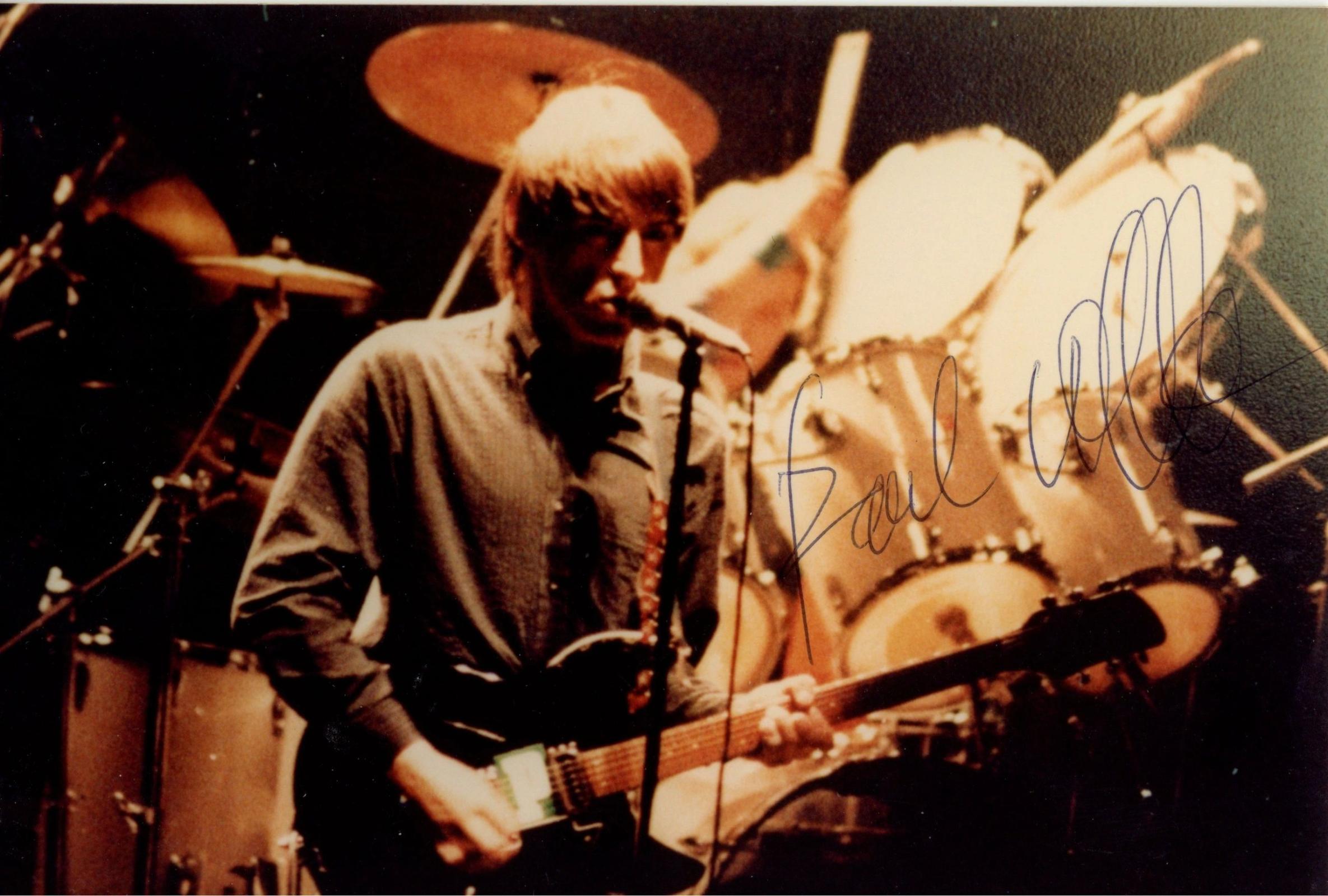 Paul Weller signed snapshot
