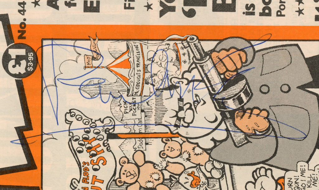 1990 Viz comic magazine signed by Paul McCartney