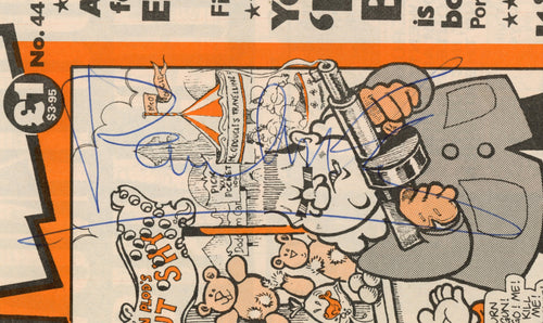 1990 Viz comic magazine signed by Paul McCartney