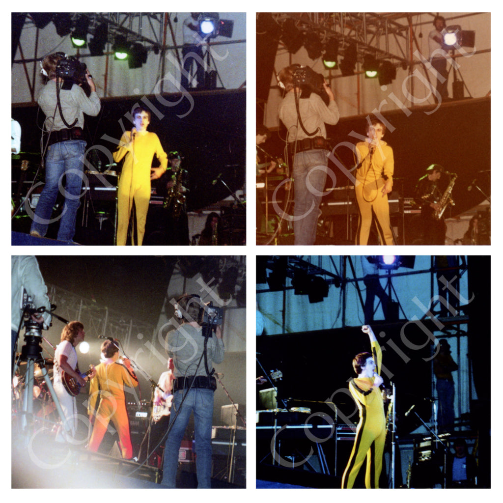 Peter Gabriel Reading festival negatives collection 1979