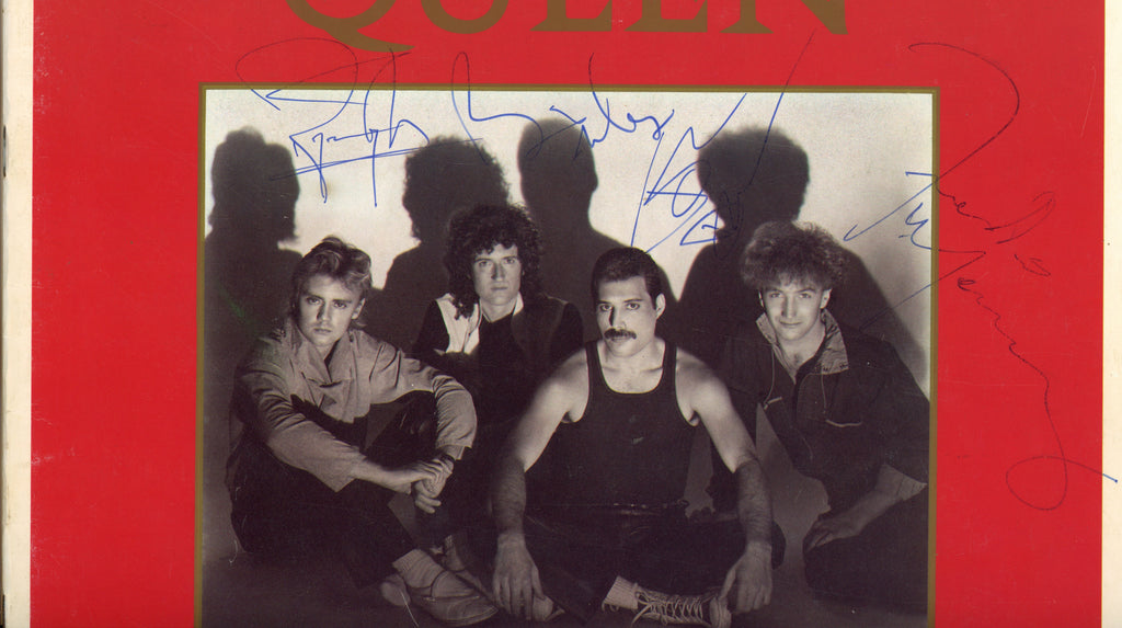 Queen signed works! Programme 1984