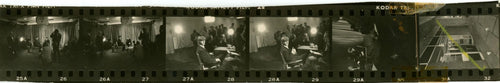 An original Kodak contact strip of Ringo Starr 12th of June 1964 Heathrow Airport