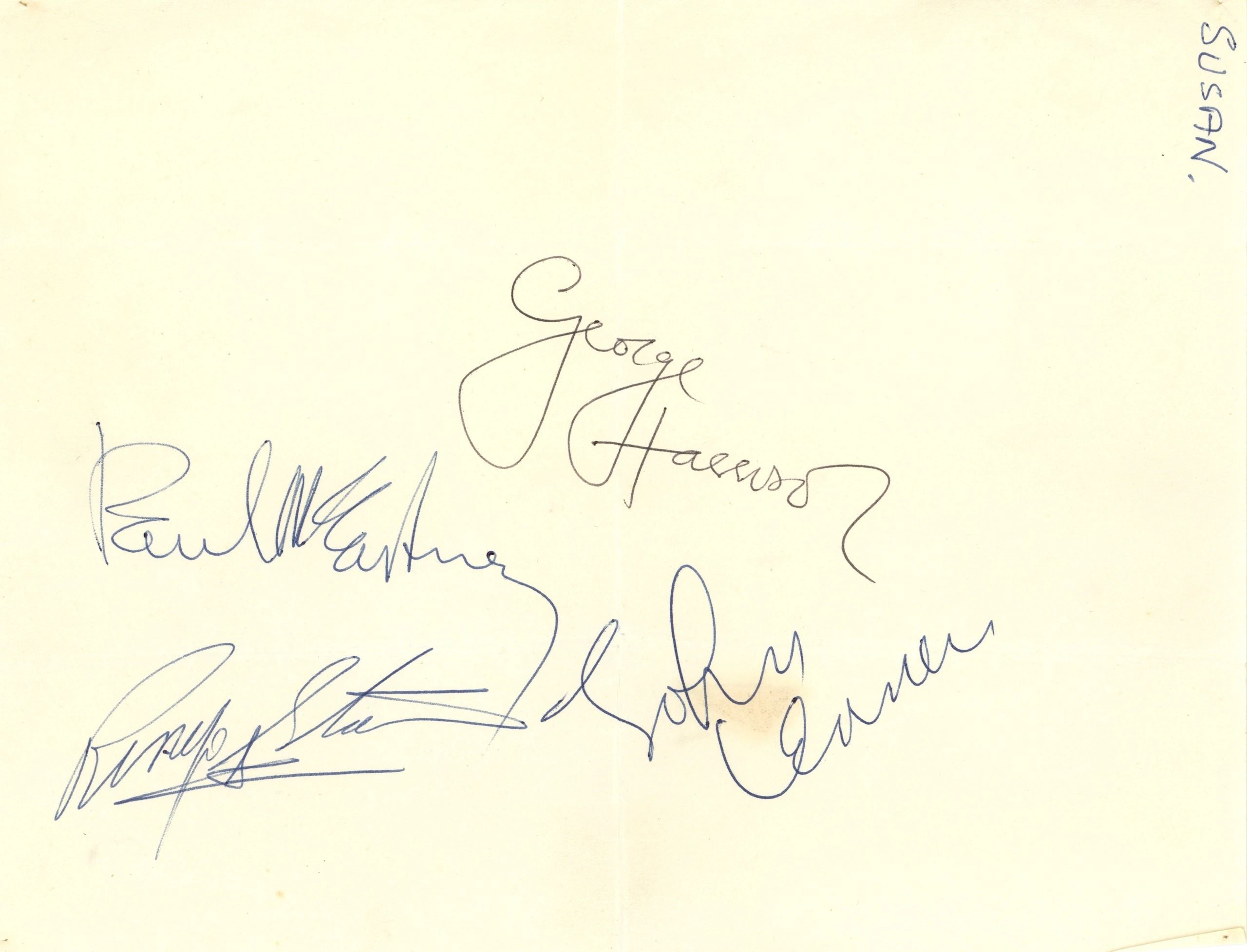The Beatles Sunday Night at the London Palladium Autographs, 1963